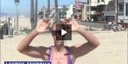 Lauren Fendrick Beach Volleyball Overhand Dig
