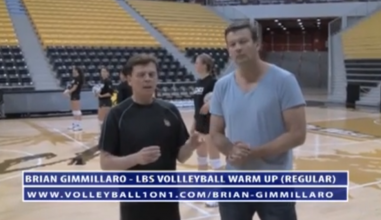 Long Beach State & Brian Gimmillaro Famous Volleyball Warm Up Drill