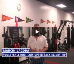 Marcin Jagoda Volleyball Upper Back Injury