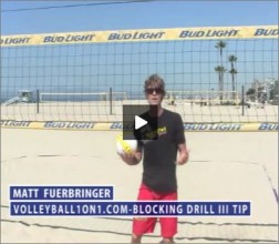 Matt Fuerbringer Beach Volleyball Blocking Drill III
