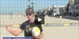 Matt Fuerbringer Beach Volleyball Blocking