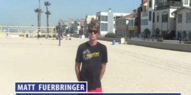 Matt Fuerbringer Beach Volleyball Pulling