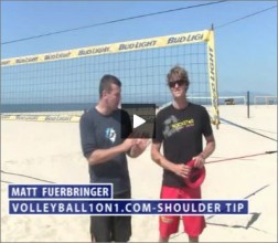 Matt Fuerbringer Beach Volleyball Shoulder