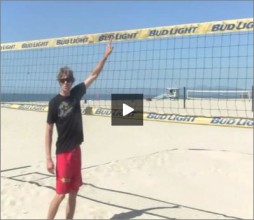 Matt Fuerbringer Beach Volleyball Spiking
