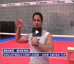 Mike Diehl Volleyball Arm Swing