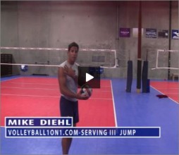 Mike Diehl Volleyball Jump Serve Part II