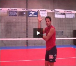 Mike Diehl Volleyball Warm Up Blocking