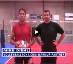 Mike Diehl Volleyball Warm Up Partner