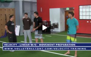 Movement Preparation - Velocity Volleyball Workout 1 - Linear