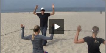 Olympic Beach Volleyball Warm Up