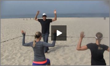 Olympic Beach Volleyball Warm Up