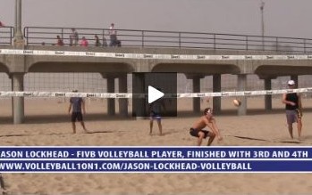Pass, Set, Cover Hit, Set Hit Warm Up Beach Volleyball Drill with Jason Lockhead
