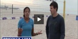 Priscilla Lima Beach Volleyball Court Vision