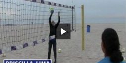Priscilla Lima Beach Volleyball Cut Shot Drill
