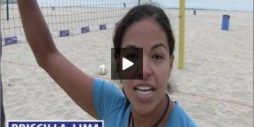 Priscilla Lima Beach Volleyball Cut Shot