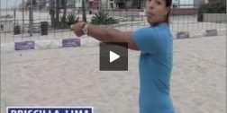 Priscilla Lima Beach Volleyball Transition Setting