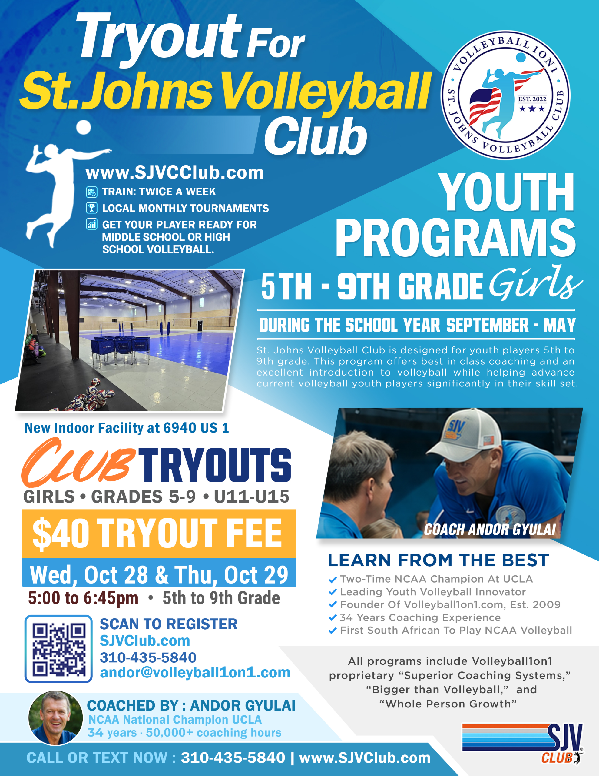 SJVC - Club Tryouts October 29th - 5:00 to 6:45 PM - 5th to 9th Grade - Image 4