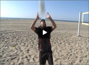 Seth Burnham Beach Volleyball Setting