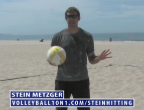 Stein Metzger Beach Volleyball Hitting