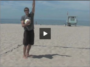 Stein Metzger Beach Volleyball Pass Deep Serve