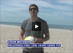 Stein Metzger Beach Volleyball Short Serve