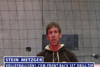 Stein Metzger Volleyball Series Setting Front Back Drill
