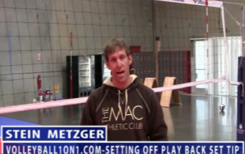 Stein Metzger Volleyball Series Setting Off Play Back Set