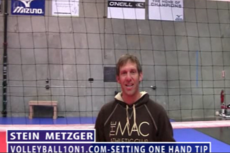 Stein Metzger Volleyball Series Setting One Hand