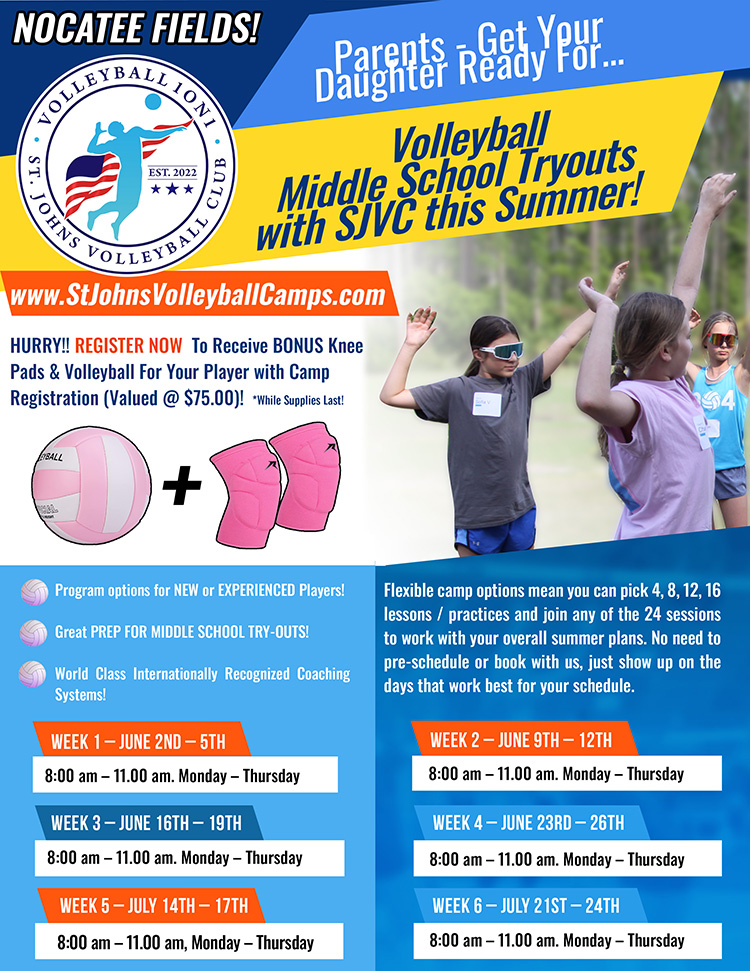 Summer Volleyball Camp 2025 Flyer 4-15-25 750