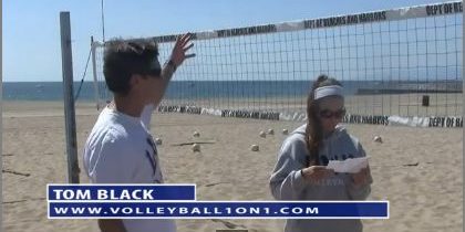 Tom Back Sand Practice 1 Overview with Team