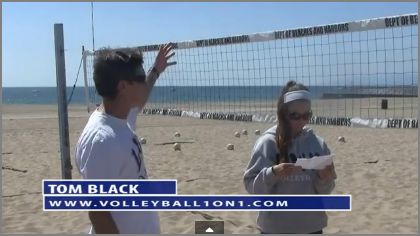 Tom Back Sand Practice 1 Overview with Team