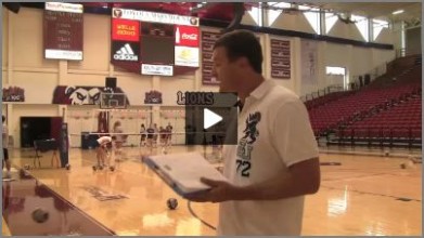 Tom Black LMU College Early Volleyball Warm Up  Drills from Practice 1