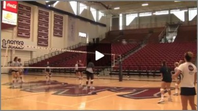Tom Black LMU College On The Net With Balls Volleyball Warm Up Drills from Practice 1