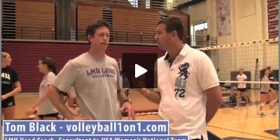 Tom Black Middle Hitter Tutor Volleyball Drills From Practice 1