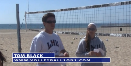 Tom Black Sand Practice Plan 1 – Sand Wave Drill with a Serve and a Virus