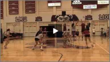 Tom Black Volleyball 6 on 6 Serving and Wash Drill From Practice 1 (Part 2)
