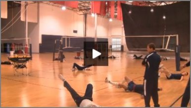 USA Volleyball Dynamic Core Warm Up and Injury Prevention Drill