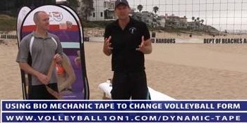 Using Bio-Mechanic Tape to Initiate Trunk Rotation for Volleyball Spiking