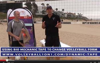 Using Bio-Mechanic Tape to Initiate Trunk Rotation for Volleyball Spiking