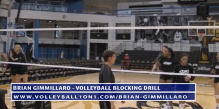 Volleyball Blocking Drill by Brian Gimmillaro