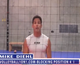 Volleyball Blocking Footwork