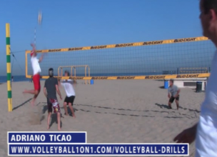 Volleyball Drills for Cut Shot – Ticao Cut Shot