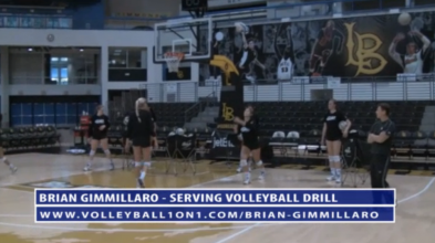 Volleyball Serving Drill by Brian Gimmillaro