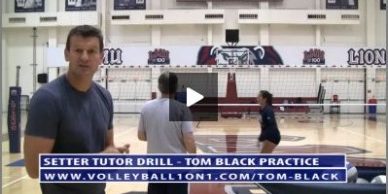 Volleyball Setter Tutor Drill With Ron Larson and Tom Black