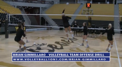 Volleyball Team Offense and Spiking Drill by Brian Gimmillaro
