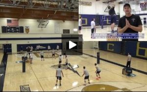 Wes Schneider - Servers vs. Passers Volleyball Drill - Round 1